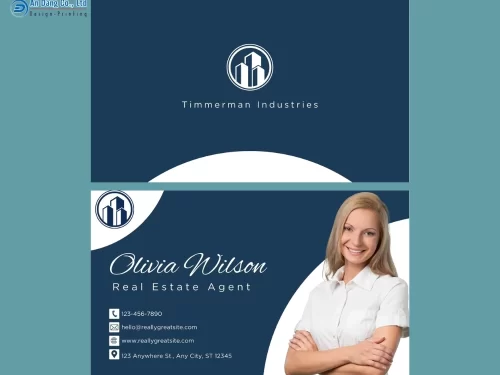 Mẫu 6 - danh thiếp bất động sản cho Timmerman Industries