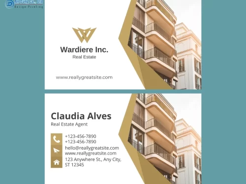 Mẫu 7 - name card bất động sản sang trọng