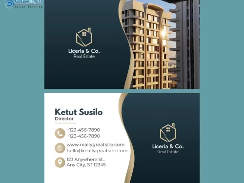 Mẫu 10 - name card CEO cho công ty bất động sản