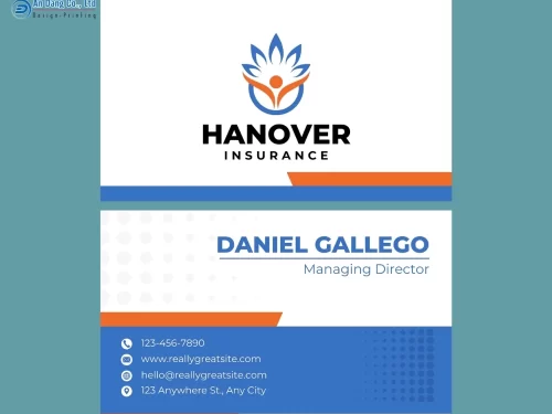 Mẫu 14 - name card CEO chuyên nghiệp cho công ty bảo hiểm