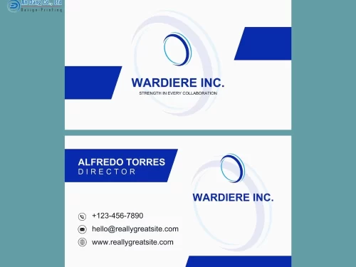 Mẫu 22 - name card giám đốc cho công ty Wardiere