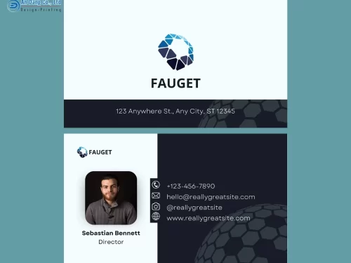 Mẫu 5 - name card giám đốc cho công ty Faguget