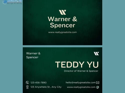 Mẫu 9 - name card giám đốc cho công ty công nghệ