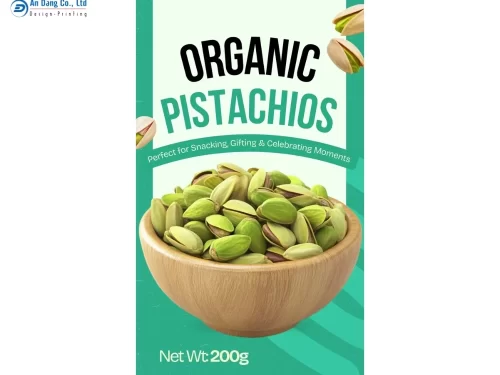 Mẫu tem nhãn hạt dẻ cười 1