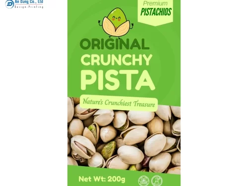 Mẫu tem nhãn hạt dẻ cười 3