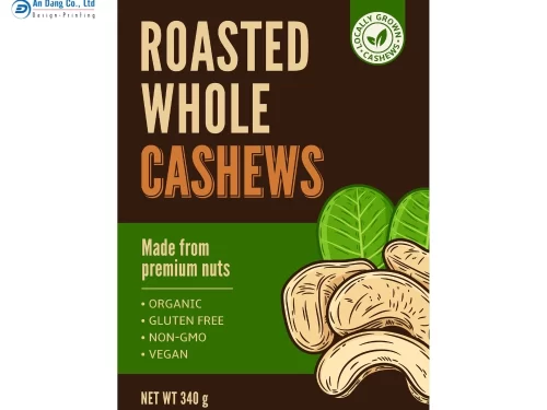 Mẫu tem nhãn hạt điều 1