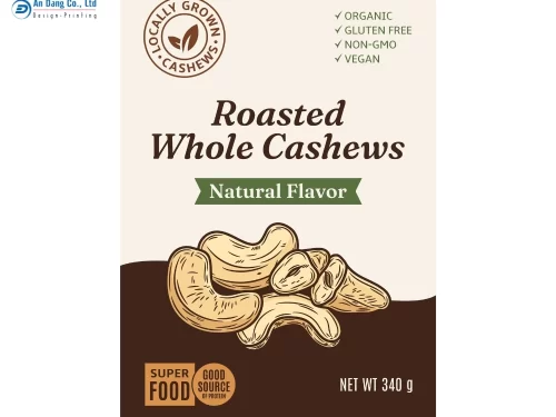 Mẫu tem nhãn hạt điều 2