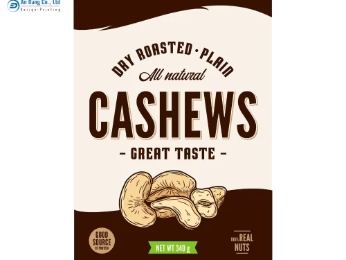 Mẫu tem nhãn hạt điều 3