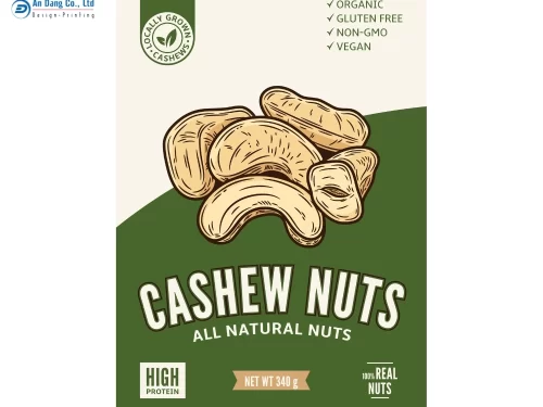 Mẫu tem nhãn hạt điều 4