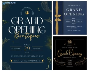 Các mẫu thiệp mời khai trương