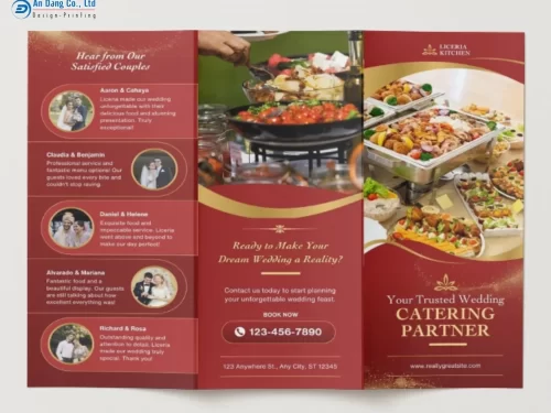 Brochure ẩm thực