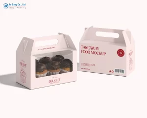 Hộp giấy đựng bánh take away