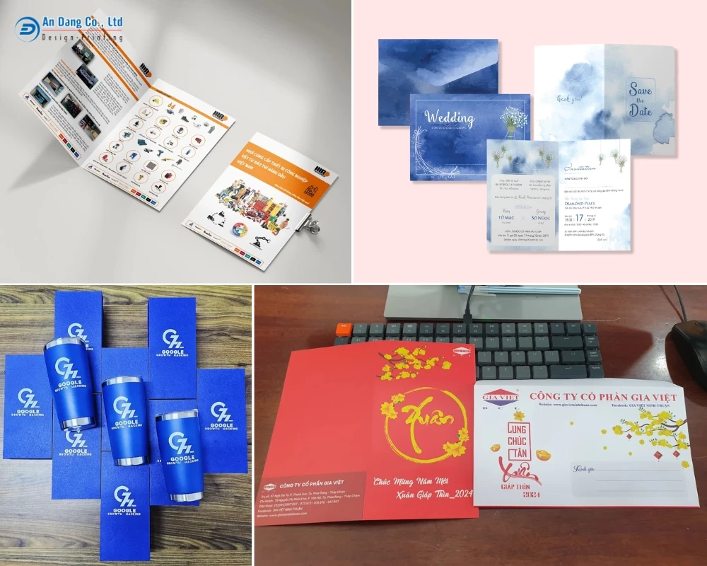 Một số mẫu ấn phẩm của công ty in ấn quảng cáo Alona