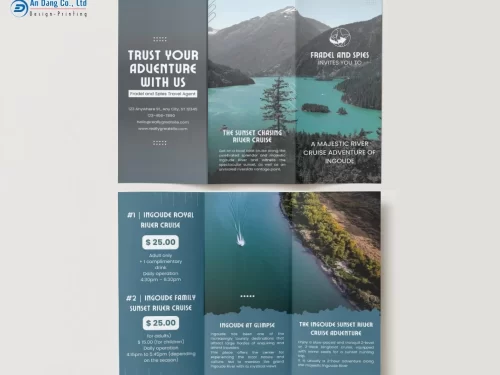 Mẫu brochure giới thiệu tour du lịch