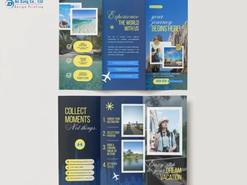 Mẫu brochure quảng cáo tour du lịch