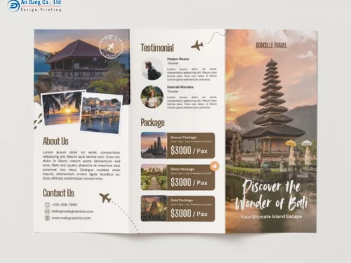 Mẫu brochure du lịch