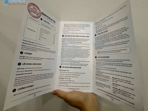 Brochure tuyên truyền tiêm vắc xin thủy đậu