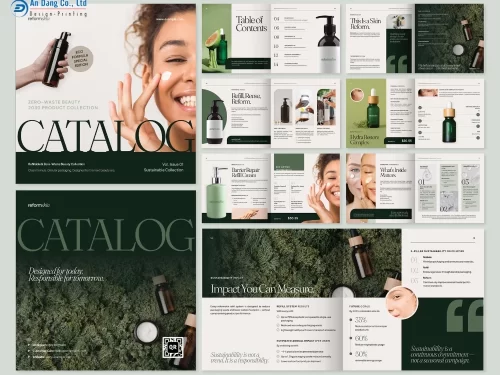 Mẫu catalogue sản phẩm skincare làm đẹp