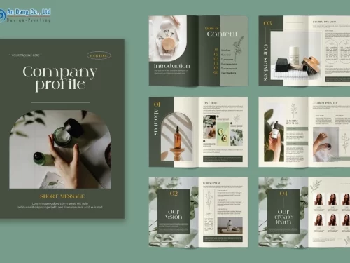 Mẫu catalogue chuyên nghiệp cho brand mỹ phẩm
