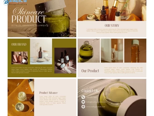 Mẫu catalogue mỹ phẩm độc đáo