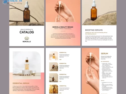Mẫu catalogue mỹ phẩm chuyên nghiệp