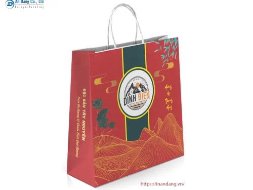 Mẫu túi giấy đựng cà phê