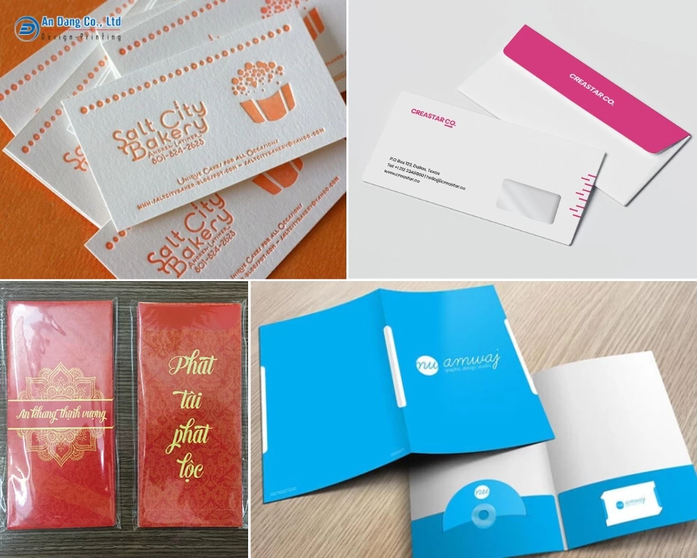 Một số mẫu ấn phẩm của công ty in ấn quảng cáo Vĩnh Phát