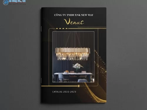 Mẫu catalogue đèn trang trí thời thượng, ấn tượng