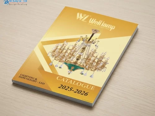 Mẫu catalogue đèn chiếu sáng cho doanh nghiệp Well Lamp