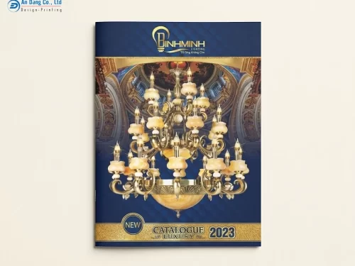 Mẫu catalogue đèn chiếu sáng luxury cho doanh nghiệp Bình Minh Lighting