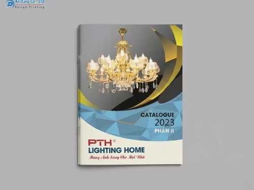 Mẫu catalogue đèn trang trí cho doanh nghiệp PTH Lighting Home