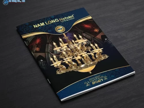 Mẫu catalogue đèn chiếu sáng cho doanh nghiệp Nam Long Netviet