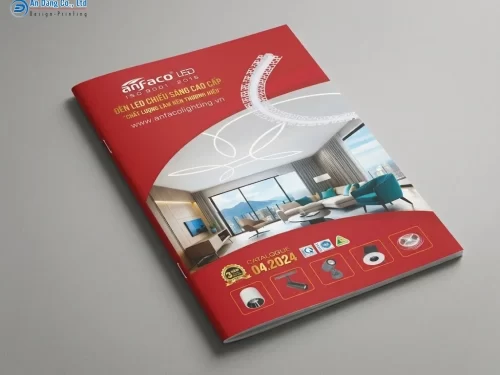 Mẫu catalogue đèn LED chiếu sáng cao cấp cho thương hiệu Anfaco LED