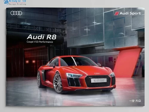 Mẫu catalogue xe ô tô hãng Audi
