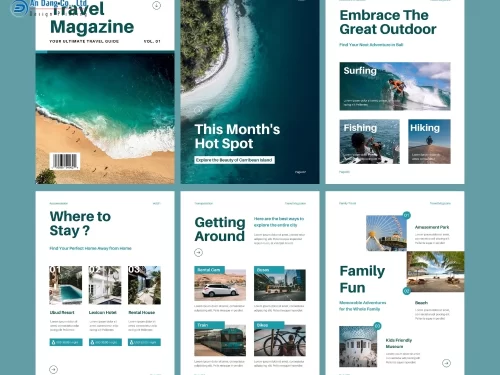 Mẫu 2 - catalogue du lịch chuyên nghiệp