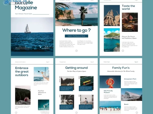 Mẫu 3 - catalogue giới thiệu tour du lịch