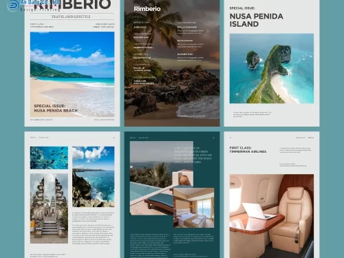 Mẫu 4 - catalogue quảng bá tour du lịch Indonesia