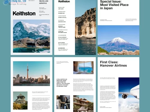 Mẫu 5 - catalogue quảng bá tour du lịch Nhật Bản