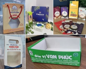 Các mẫu vỏ hộp giấy của Xưởng In An Đăng