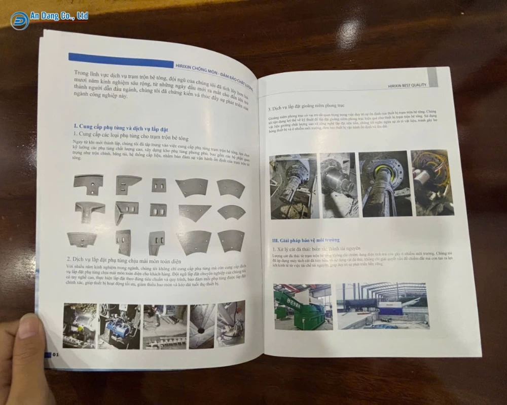 Mẫu profile công ty giới thiệu các dịch vụ của doanh nghiệp