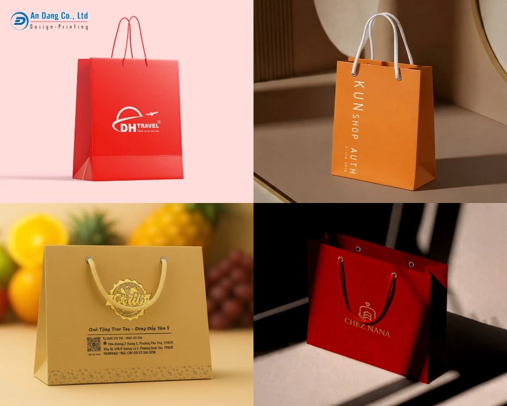 Mẫu túi giấy 3D do đội ngũ designer của In An Đăng thiết kế