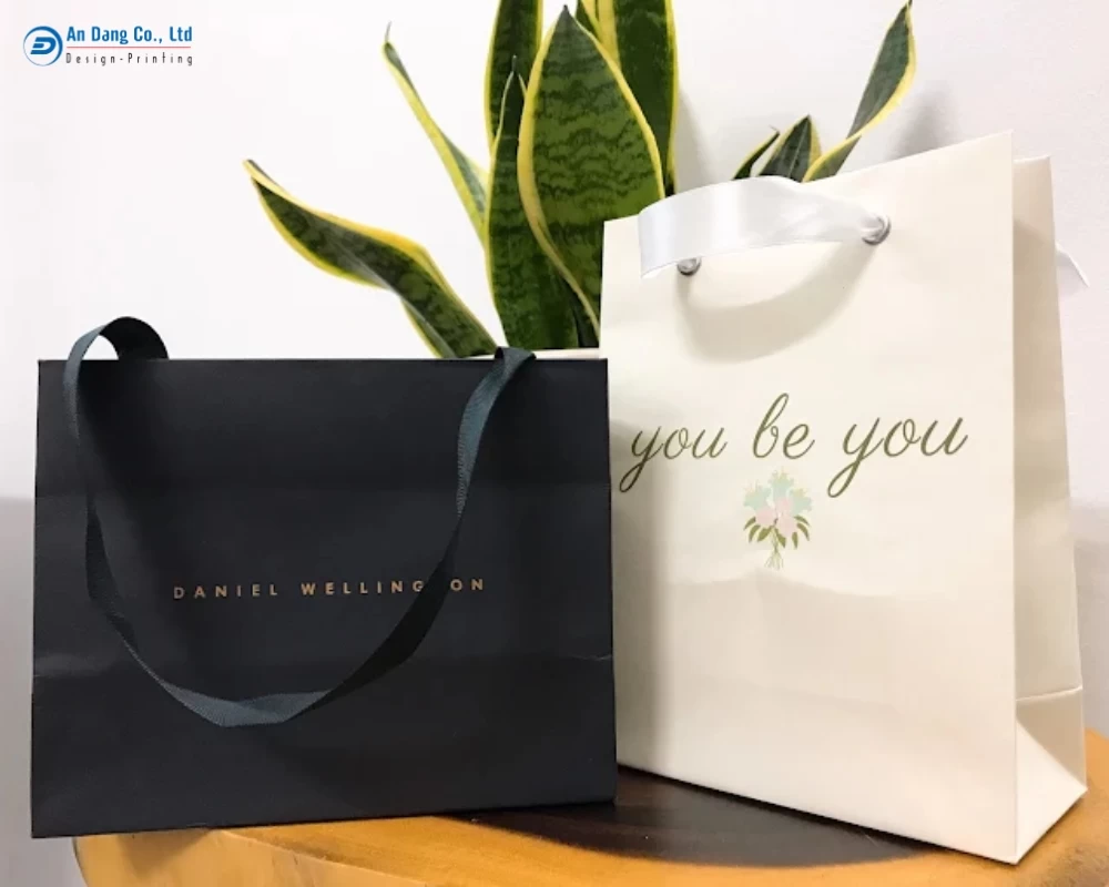 Mẫu sản phẩm túi giấy thực tế của xưởng in túi giấy giá rẻ - In Nhanh Siêu Việt