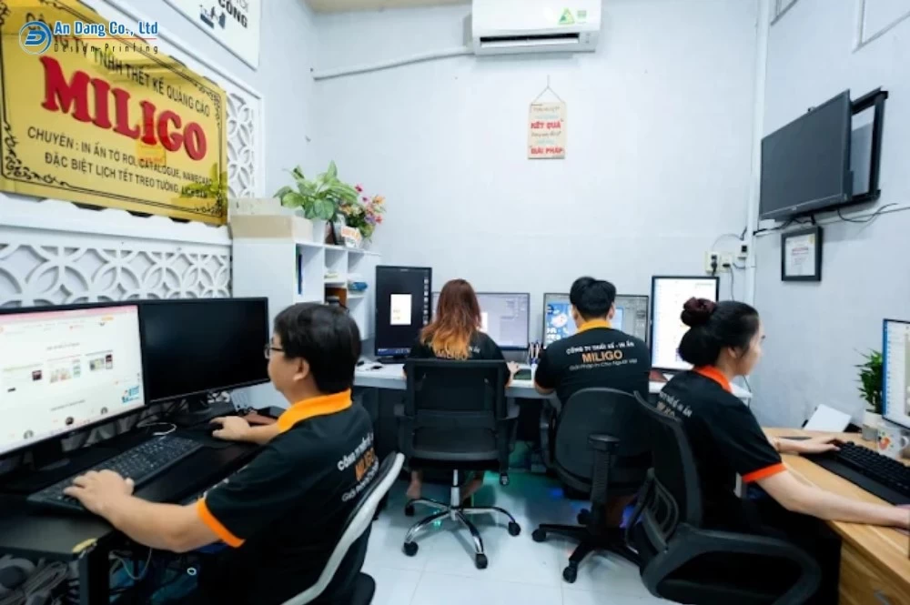 Đội ngũ designer của Xưởng In Miligo