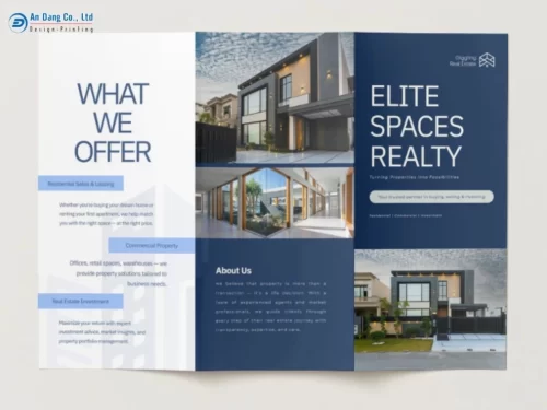 Mẫu brochure bất động sản chuyên nghiệp