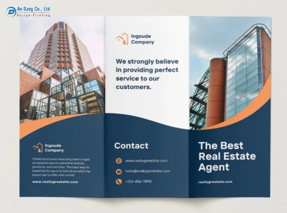 Mẫu brochure giới thiệu đơn vị bất động sản
