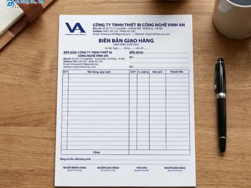 Mẫu in biểu mẫu biên bản giao hàng