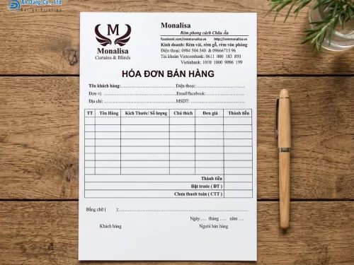 Mẫu in hóa đơn bán hàng