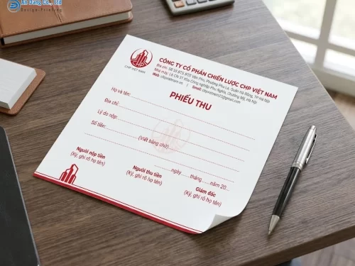 Biểu mẫu phiếu thu