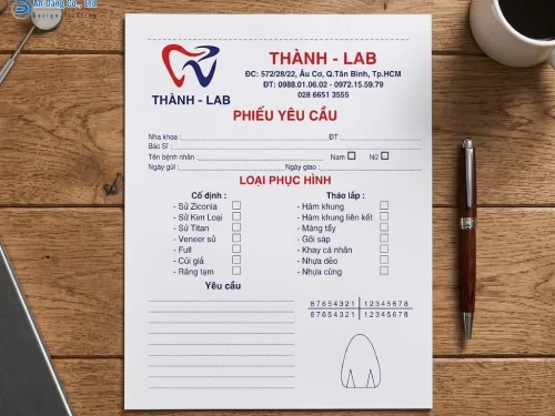 Mẫu phiếu yêu cầu cho đơn vị Thành - LAB