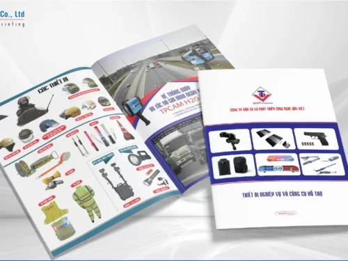 Mẫu catalogue giới thiệu sản phẩm khổ A4 cho công ty Đầu tư và Phát triển Công nghệ Đất Việt